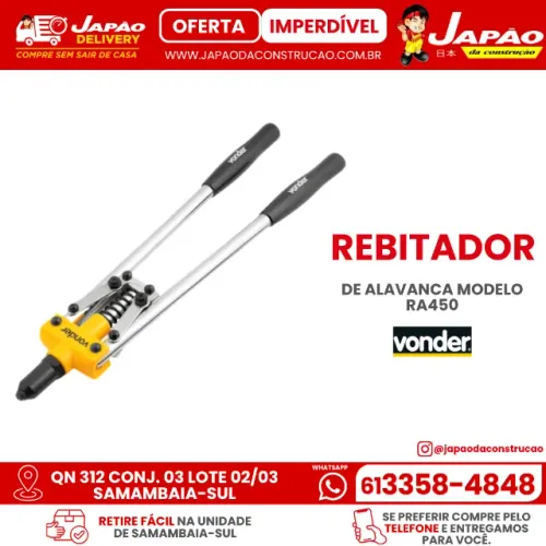 REBITADOR ALAVANCA RA450 VONDER
