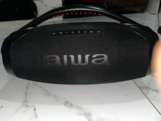 Caixa De Som Boombox Plus Aiwa Bbs-01-b 200w