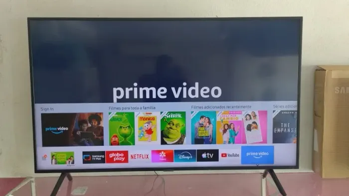 TELÃO 4K PARA TRANSFORMAR SUA SALA EM CINEMA!? SMART TV SAMSUNG 50" 4K
