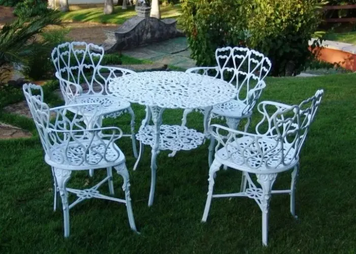 Móveis para jardim 100% alumínio