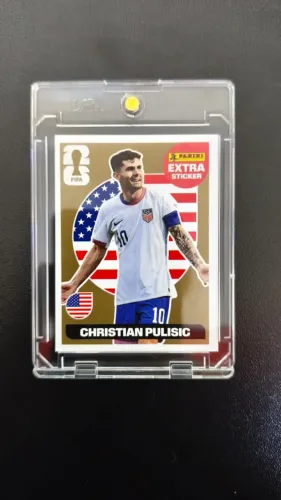 Figurinha Legend Christian Pulisc Ouro Copa Do Mundo 2026 Extra Sticker Dourada