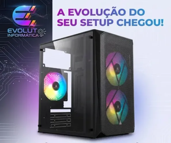 Gabinete Gamer novo, lacrado com garantia!