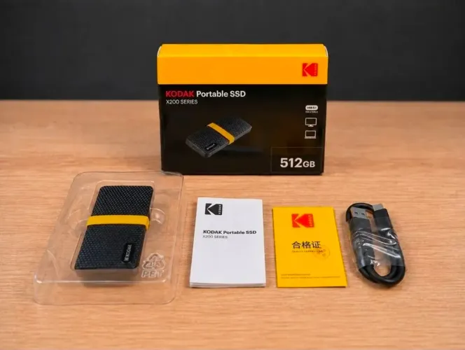 Ssd portátil kodak 512 gigas - lacrado