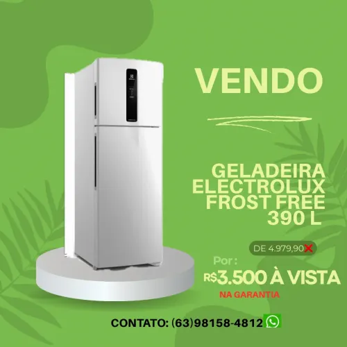 VENDO GELADEIRA ELETROLUX FROST FREE 390L