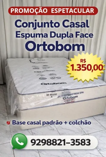 Conjunto Casal Espuma (Somente o Colchão 850,00)