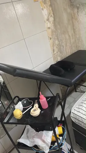 Maca dobrável + carrinho auxiliar 
