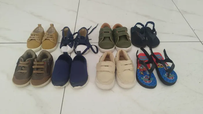 Lote de calçados infantil masculino