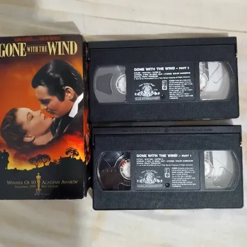 Vhs Em Inglês " E o Vento Levou " sem legenda Inglês para professores do Idioma ou Fluente