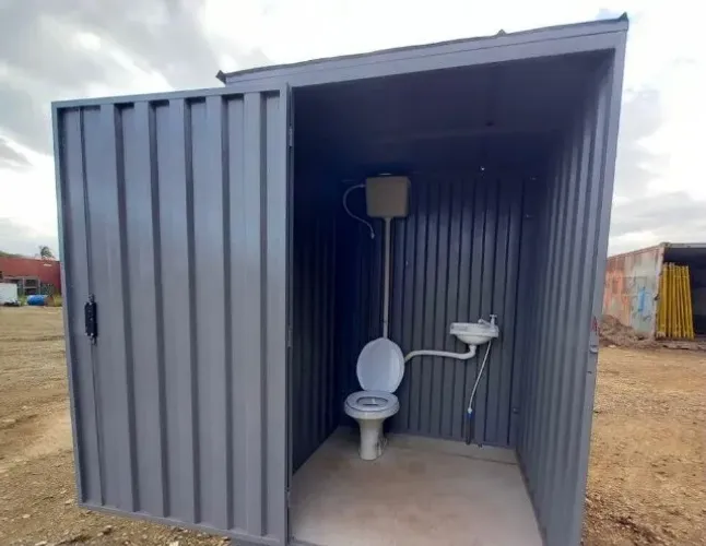 Containers banheiro em aço galvanizado