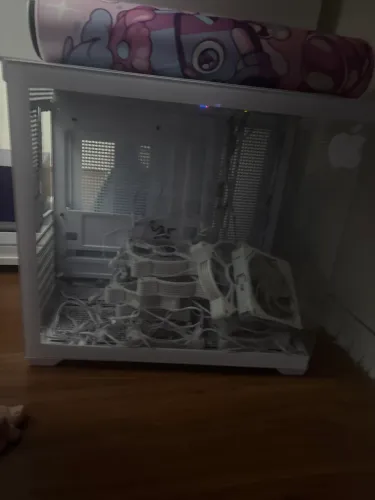 GABINETE MANCER BRANCO COM FANS