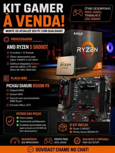 Ryzen 5 5600GT + B550M-PX Danuri