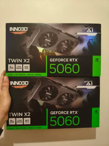 Placa de vídeo RTX 5060 8gb inno3d lacrada - 3 anos de garantia