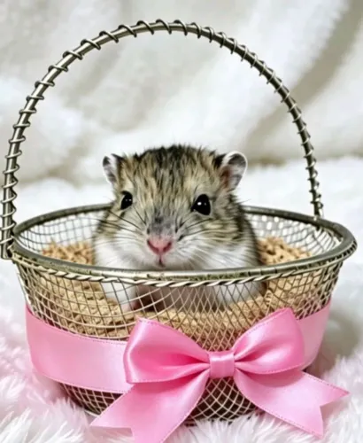 Hamster anão russo com 2 meses