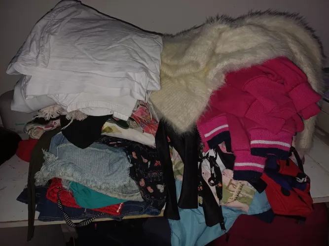 Roupas para doação 