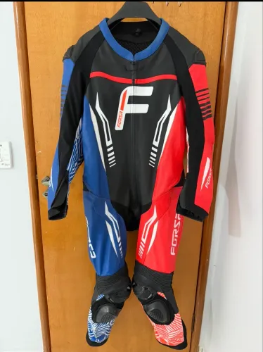 Macacão couro Mugello FORZA + Segunda pele