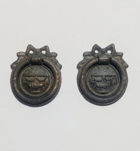 Aldravas Antigos Puxadores Bronze