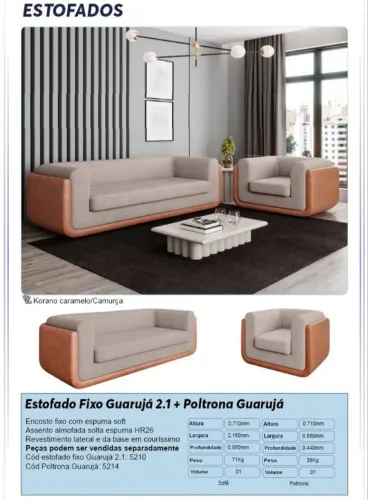 Estofado fixo Guarujá DIRETO DA FÁBRICA 