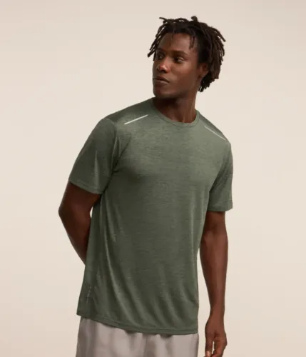 Camiseta de Corrida/Treino Get Over com tecnologia Dry e detalhes refletivos - Verde tam. 