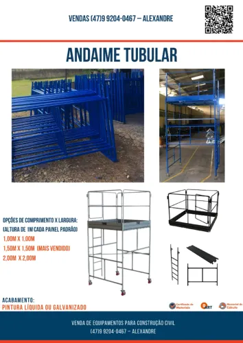 Andaime tubular - Andaime de Obra 