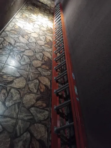 Escada extensiva fibra alumínio