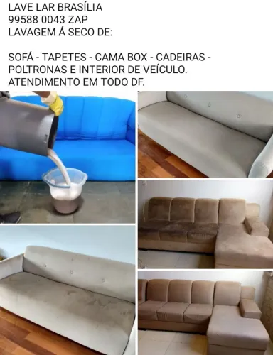 Lava Sofá Sobradinho Planaltina Brasília Todo DF