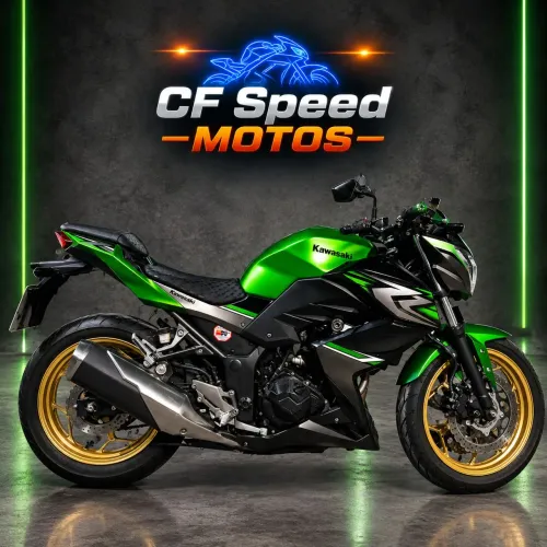 Kawasaki Z300 ABS 2018 mais nova do Rio!