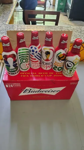 Budweiser alumínio edição da copa do mundo 2026