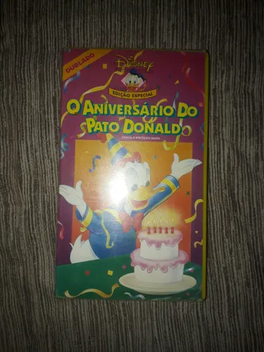 Fita VHS original Disney Pato Donald