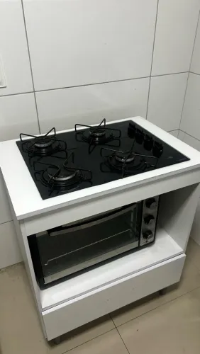 Fogão com armário