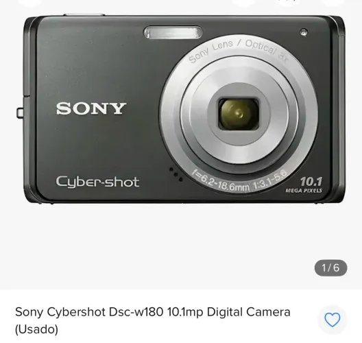 Cybershot Dsc-w180 10.1mp Digital Camera