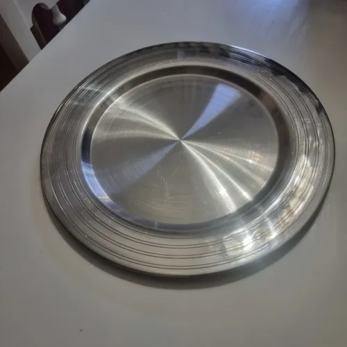 Bandeja redonda inox 33 cm