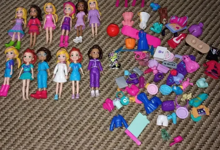 Lote com pollys aleatórias
