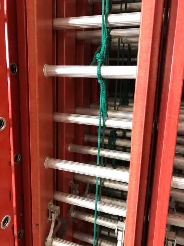 Escada fibra de vidro 6 metros de altura