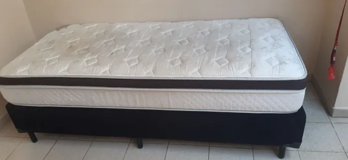 Cama Box Solteirão Herval Meditare 96cm ×2m- Molas Ensacadas