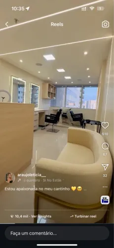 Aluguel de cadeira para cabeleireira ou design de sobrancelhas