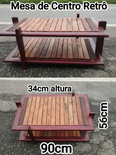 Mesa de Centro Retrô