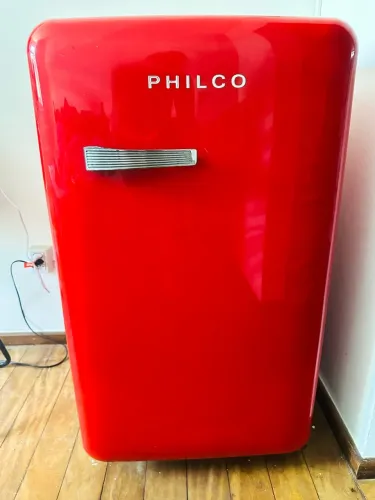 Frigobar Retrô Philco Vermelho 1 Porta (Estilo Vintage)