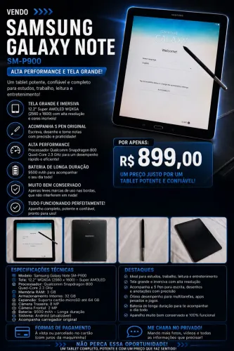 VENDO - Samsung Galaxy Note 12.2? SM-P900 + S Pen Original