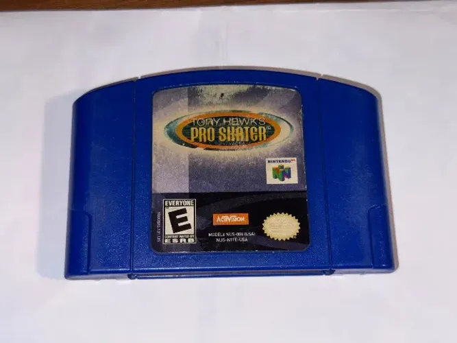 Tony Hawk?s Pro Skater Nintendo 64 Cartucho Azul Original