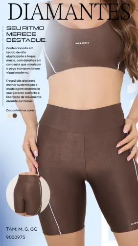 Roupa fitnes academia Diamantes
