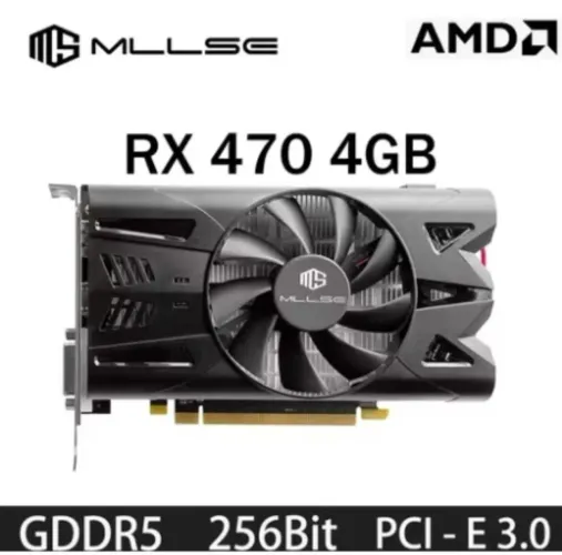 Placa de video AMD RX 470 DE 256BITS