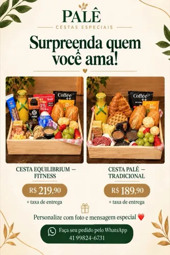 Cestas Especiais de Café da Manhã