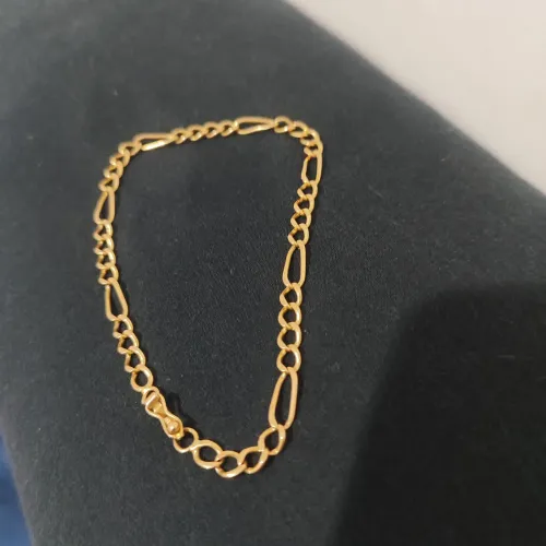 Pulseira maciça ouro 