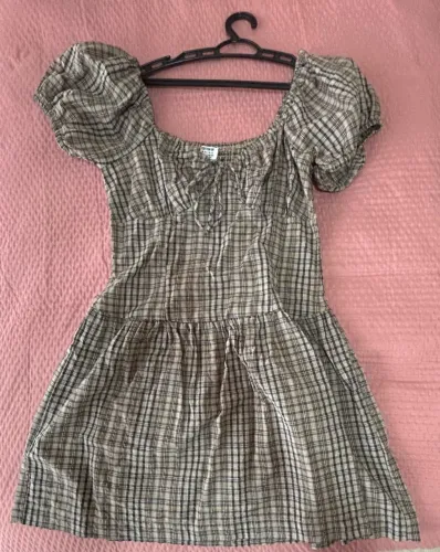 Wren Mini Dress xadrez Cotton On