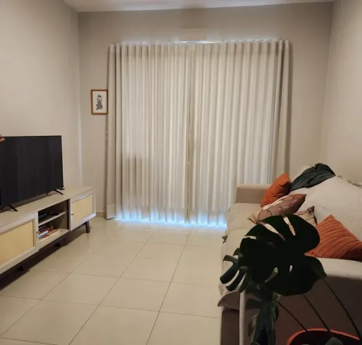 Cortina no Linho Bege 