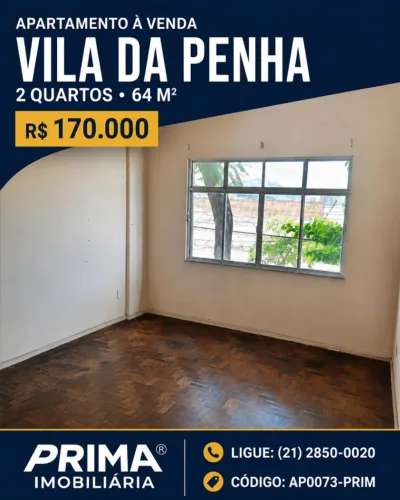Apartamento à venda na Vila da Penha - 2 quartos, 64 m²