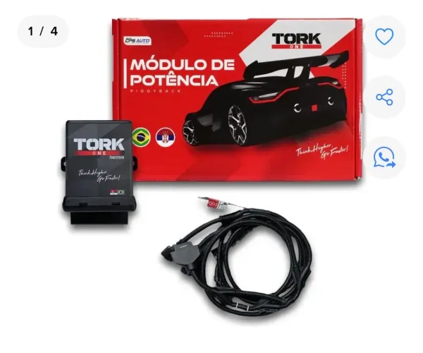 Kit Piggyback + Chip De Pedal Tork one Onix turbo