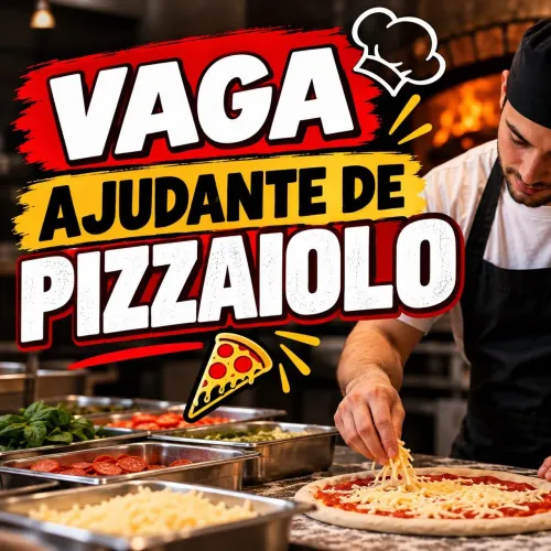 Vaga para ajudante Pizzaiolo