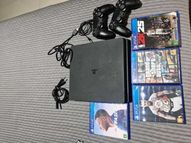 Ps4 completo e novo