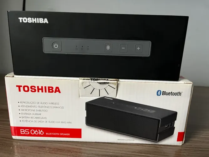 Caixa de som Toshiba impecável
